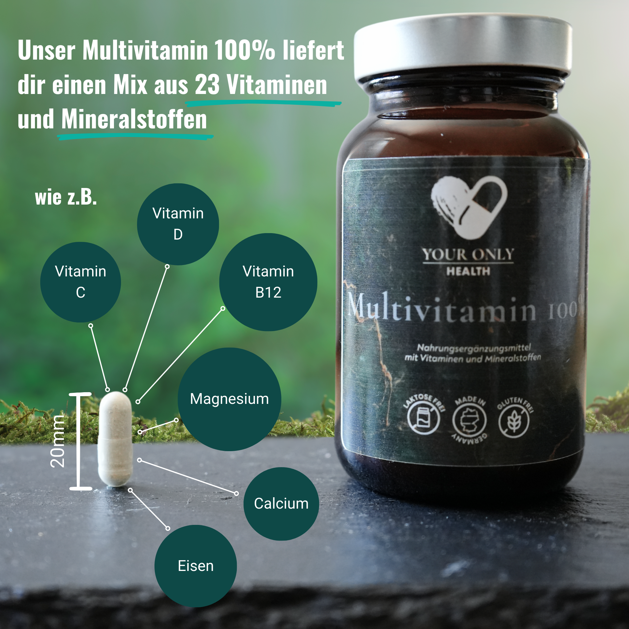 Multivitamin 100% - 60 Kapseln