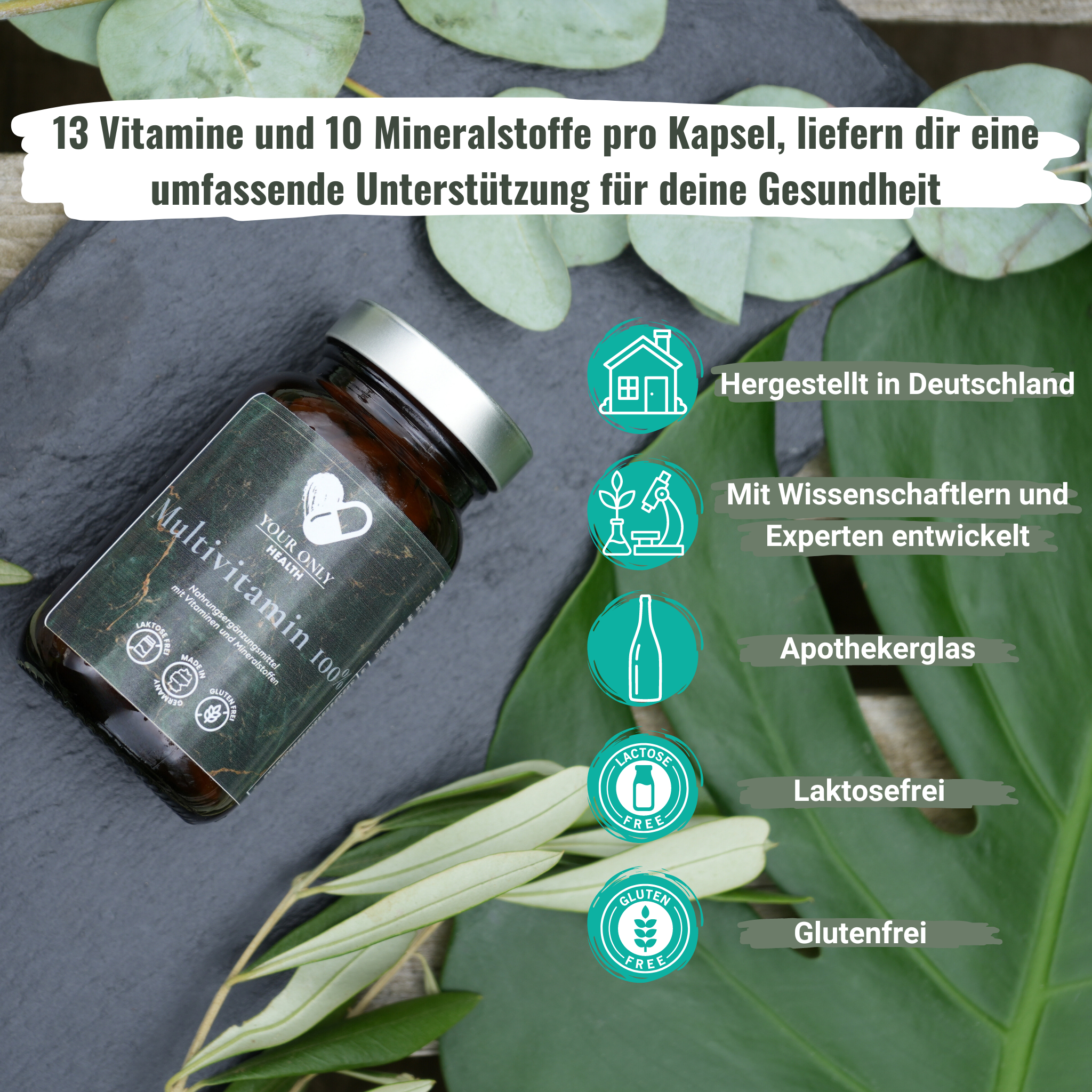 Multivitamin 100% - 60 Kapseln