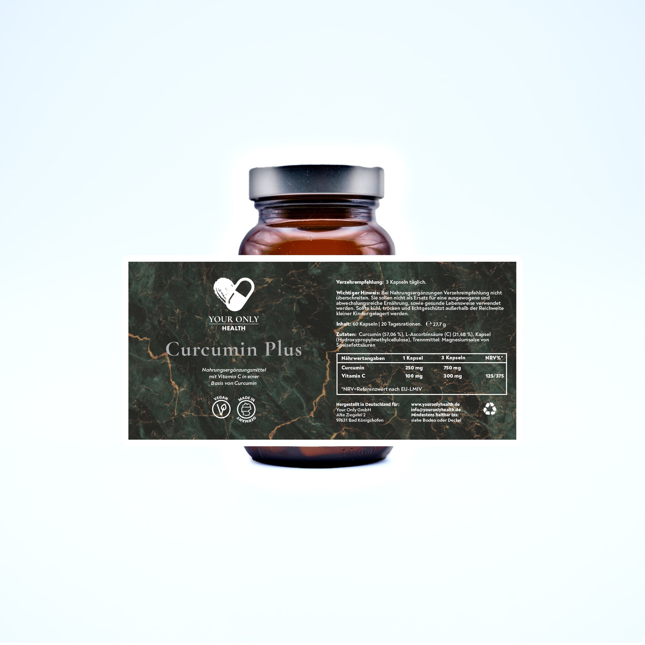 Curcumin+ Multitalent Vitamin C - 60 Kapseln