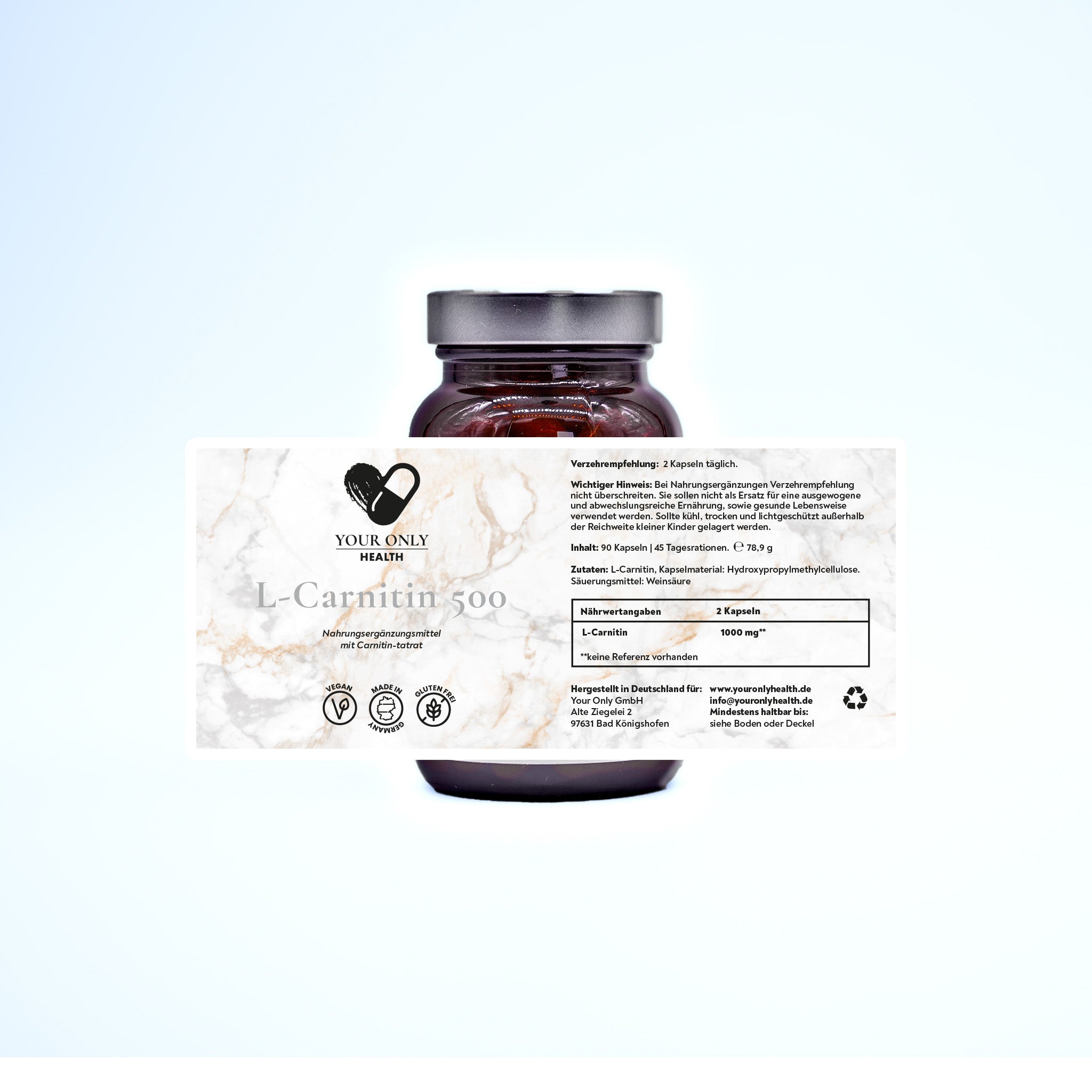 L-Carnitin - 90 Kapseln