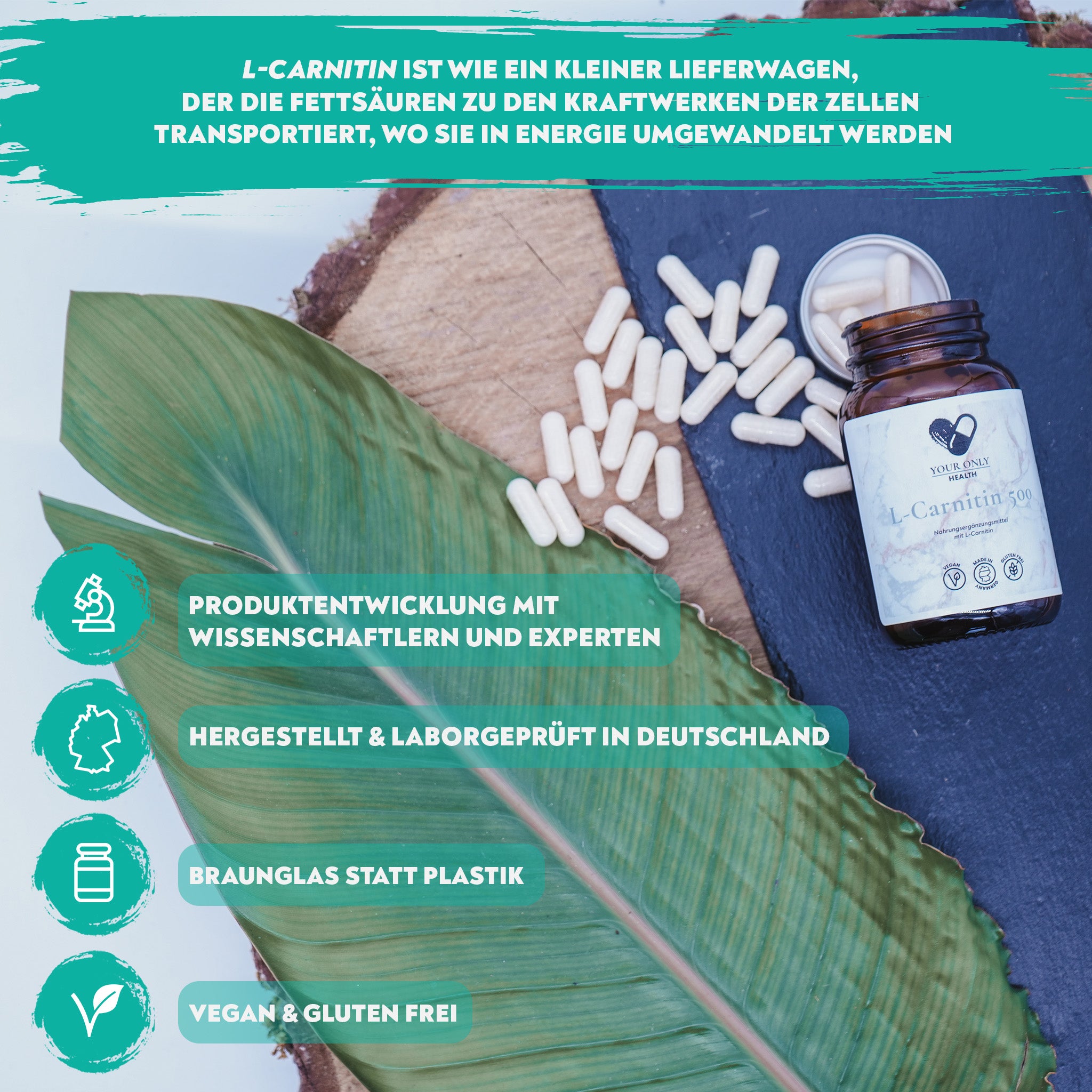L-Carnitin - 90 Kapseln