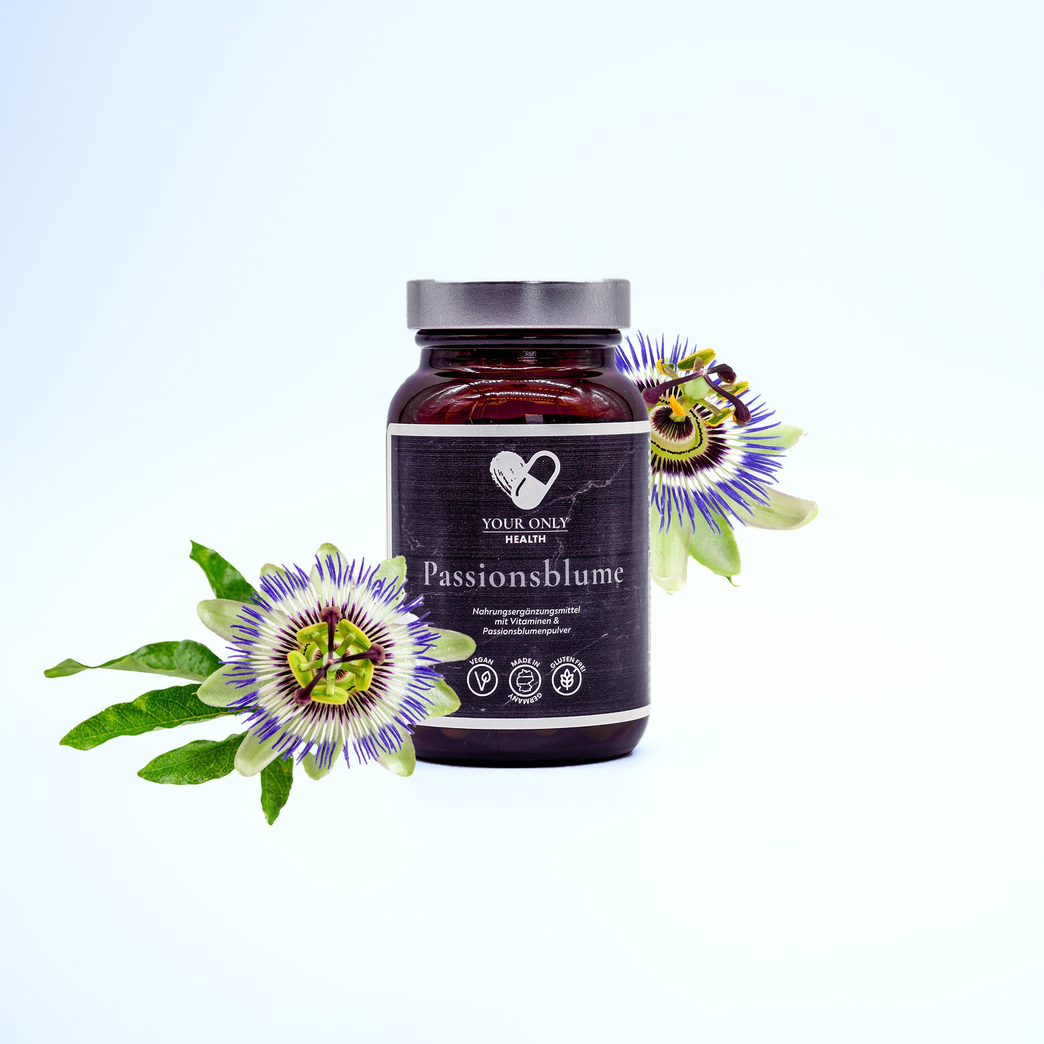 Passionsblumenpulver mit Vitamin-Komplex - 60 Kapseln