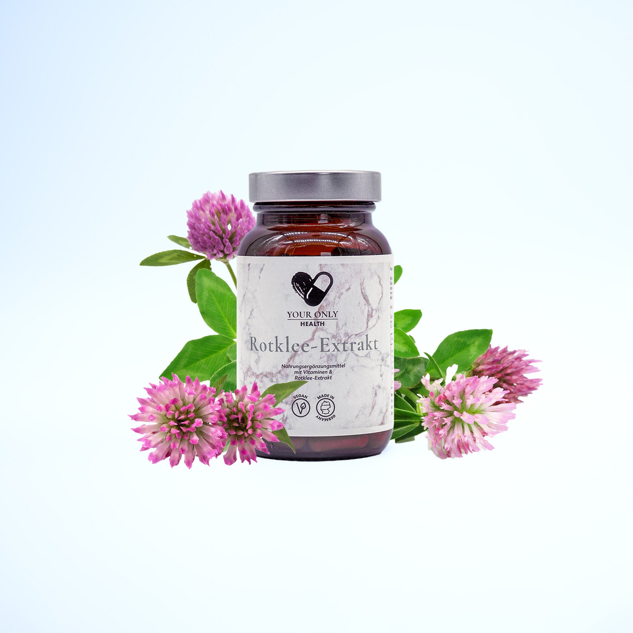 Rotklee-Extrakt mit wichtigen B-Vitaminen - 90 Kapseln