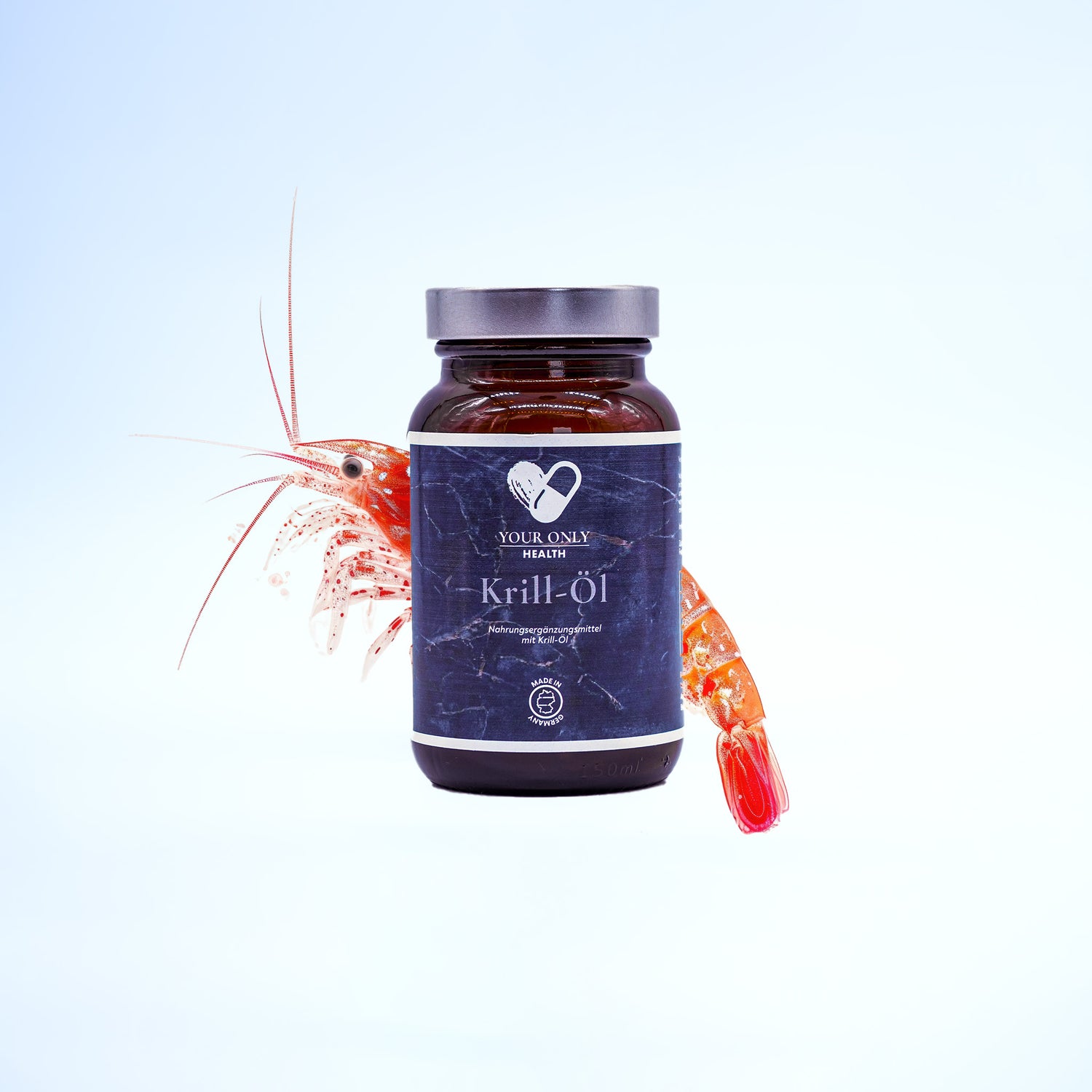 Krill-Öl als natürliche Omega-3-Fettsäure - 60 Kapseln